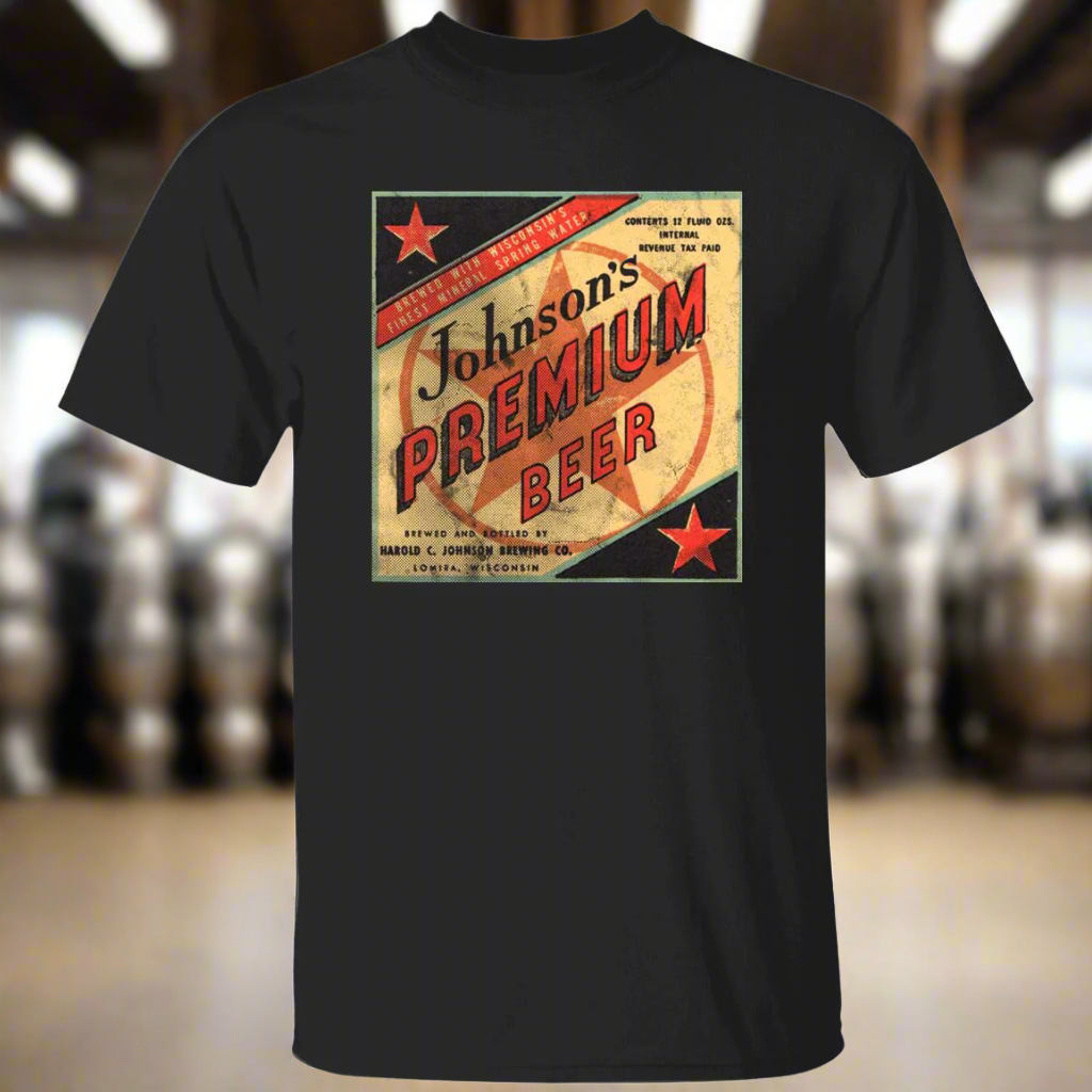 Johnson's Premium Beer Retro T-Shirt