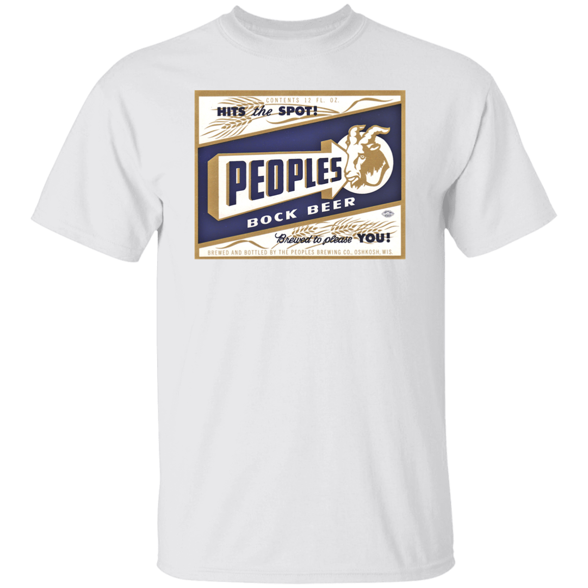 1960's Peoples Bock Beer T-Shirt